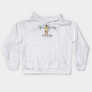 Figure Skating Girl Kids Hoodie